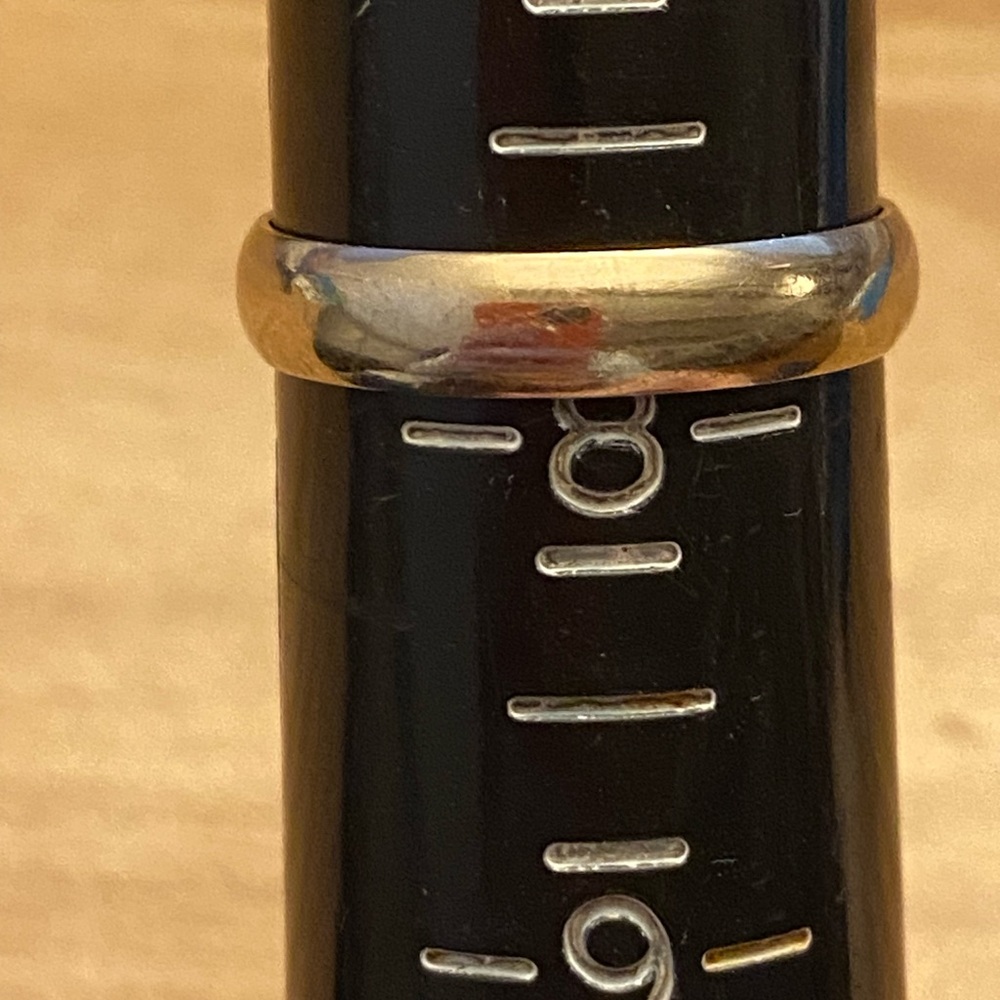 14K solid white gold Band Ring- circle of love brand, 2.6 g, size 7.75 - Picture 3 of 7